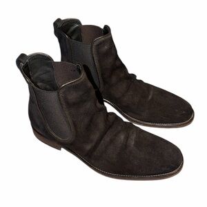 John Varvatos Fleetwood Sharpei suede chelsea boots